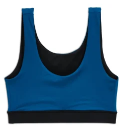 TomboyX Swim Reversible Sport Top - Marina Blue Discount