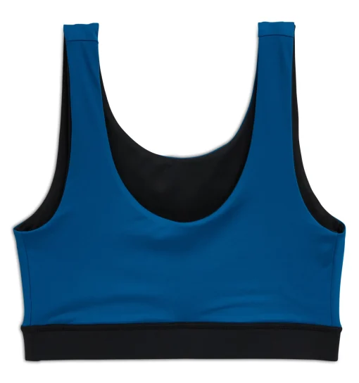 TomboyX Swim Reversible Sport Top - Marina Blue Discount