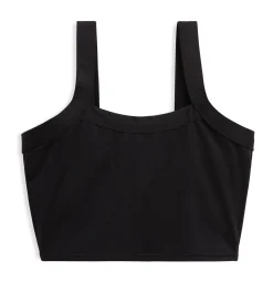 TomboyX Swim Scoop Top - Black Best
