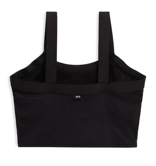 TomboyX Swim Scoop Top - Black Best