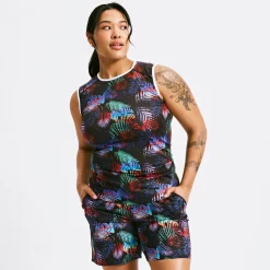 TomboyX Swim Tank - Palm Dreams New