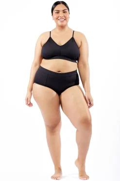 TomboyX Swim Triangle Top - Black Discount