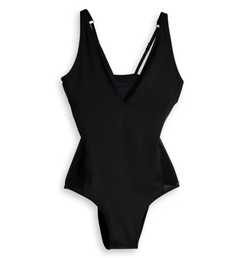 TomboyX Swim Tucking One-Piece - Black New