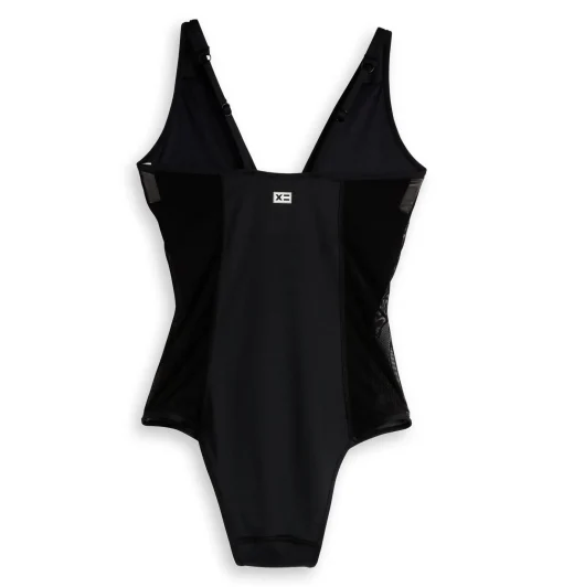 TomboyX Swim Tucking One-Piece - Black New
