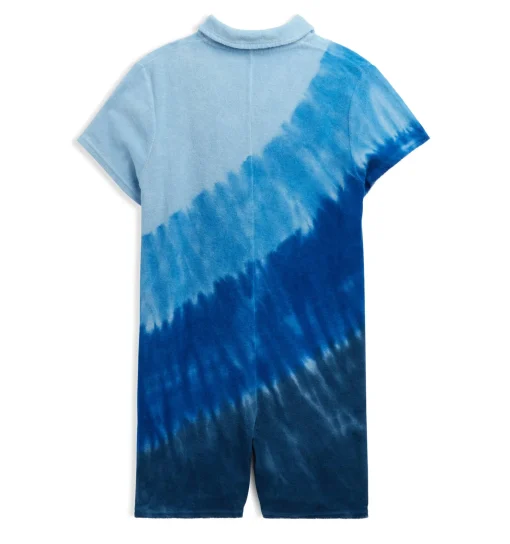 TomboyX Terry Playsuit - Blue Tie Dye Clearance
