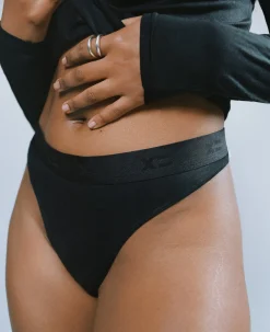 TomboyX Thong - TENCEL™ Modal Black Best