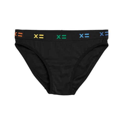 TomboyX Tucking Bikini - Black X= Rainbow Fashion